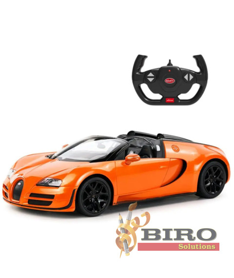 Mașină RASTAR Die cast 1:18 Bugatti Grand Sport Vitesse, orange, 61369